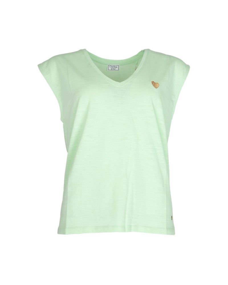 Tee shirt femme c'est beau la vie