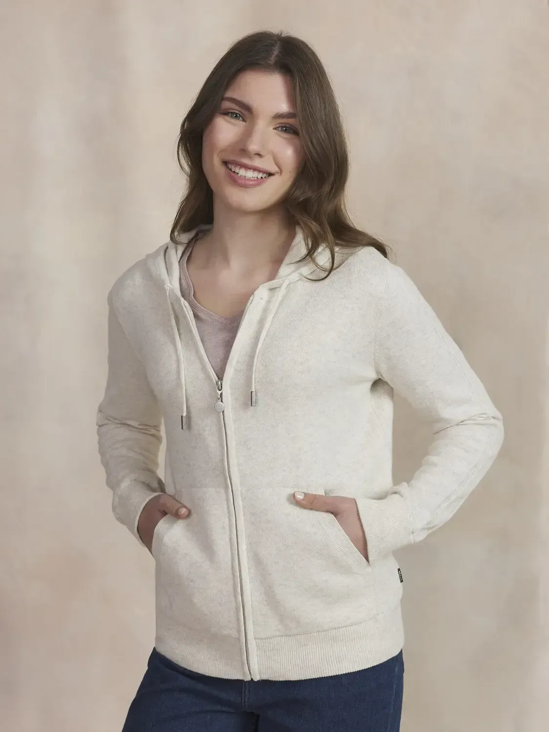 Gilet à capuche TBS femme