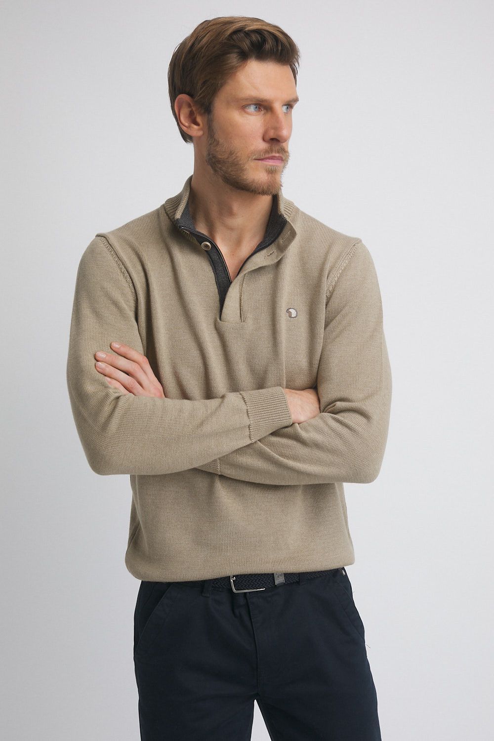 Pull BENSON&CHERRY col zippé Pull BENSON&CHERRY col zippé
