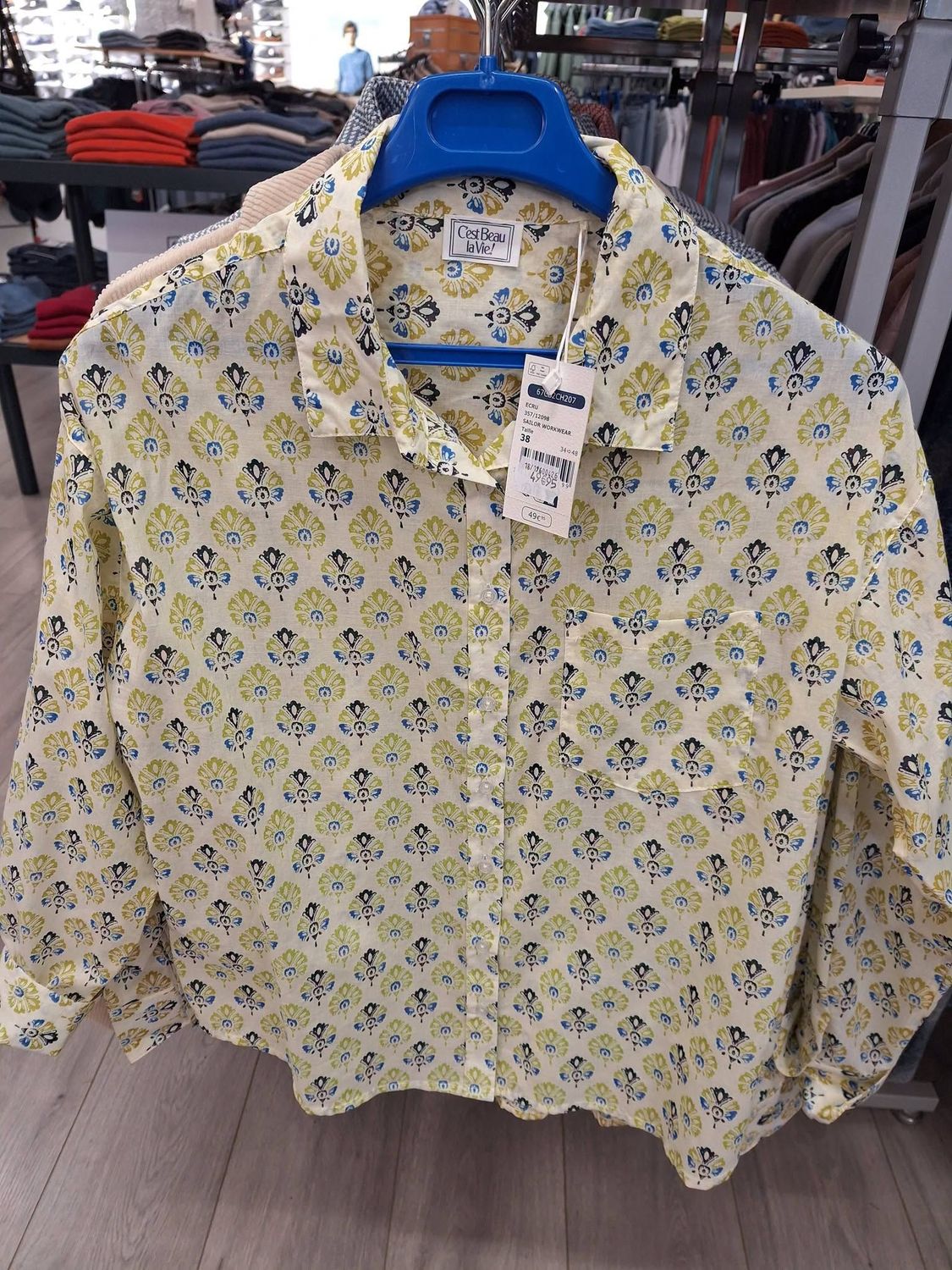 Chemise c'est beau la vie
