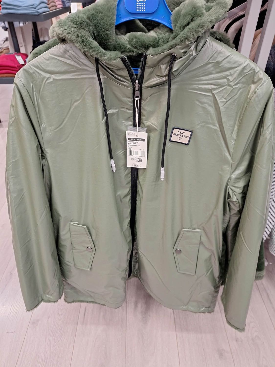 VESTE FEMME C"EST BEAU LA VIE