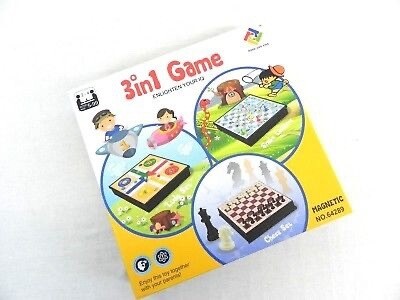 3in1 شطرنج ولودو وحية ودرج