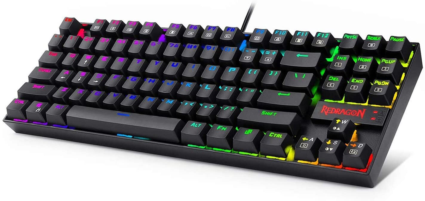 Redragon K552 Kumara Mechanical Gaming Keyboard Wired with Red Switches