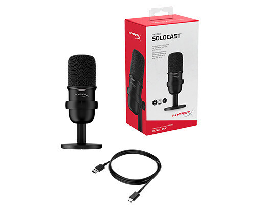 HyperX SoloCast – USB Condenser Gaming Microphone اوبن بوكس 