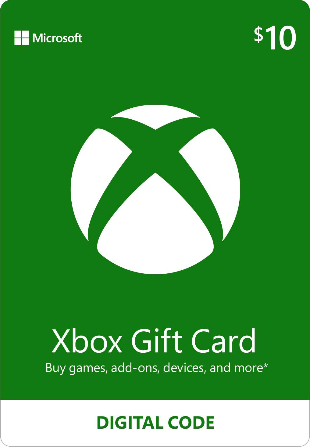 xbox gift card 10$