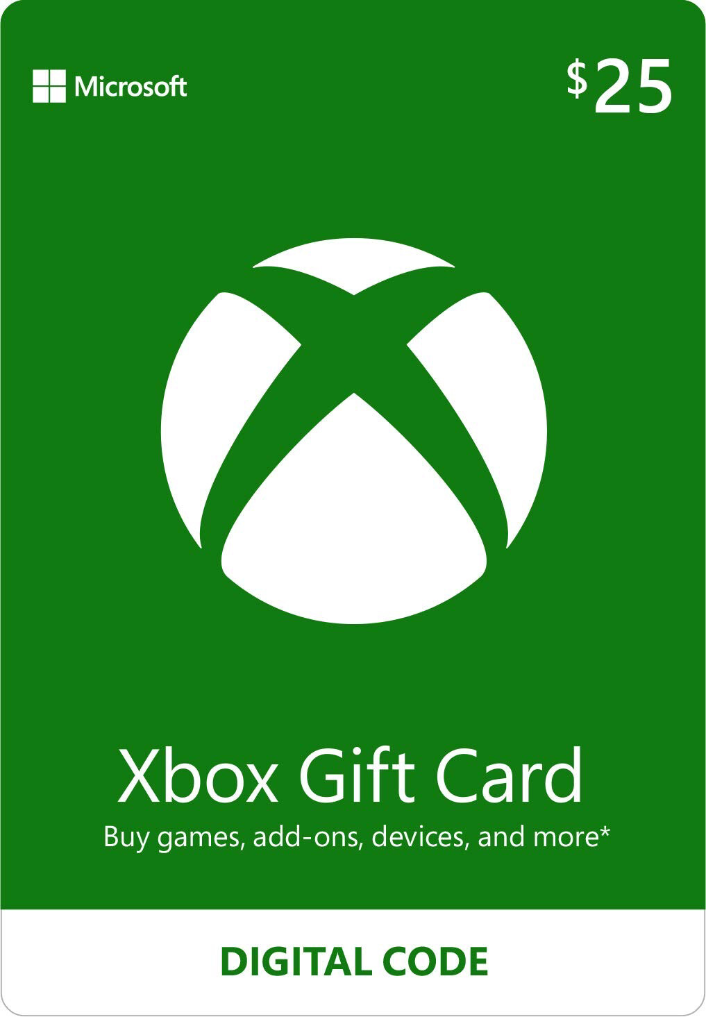 xbox gift card 25$