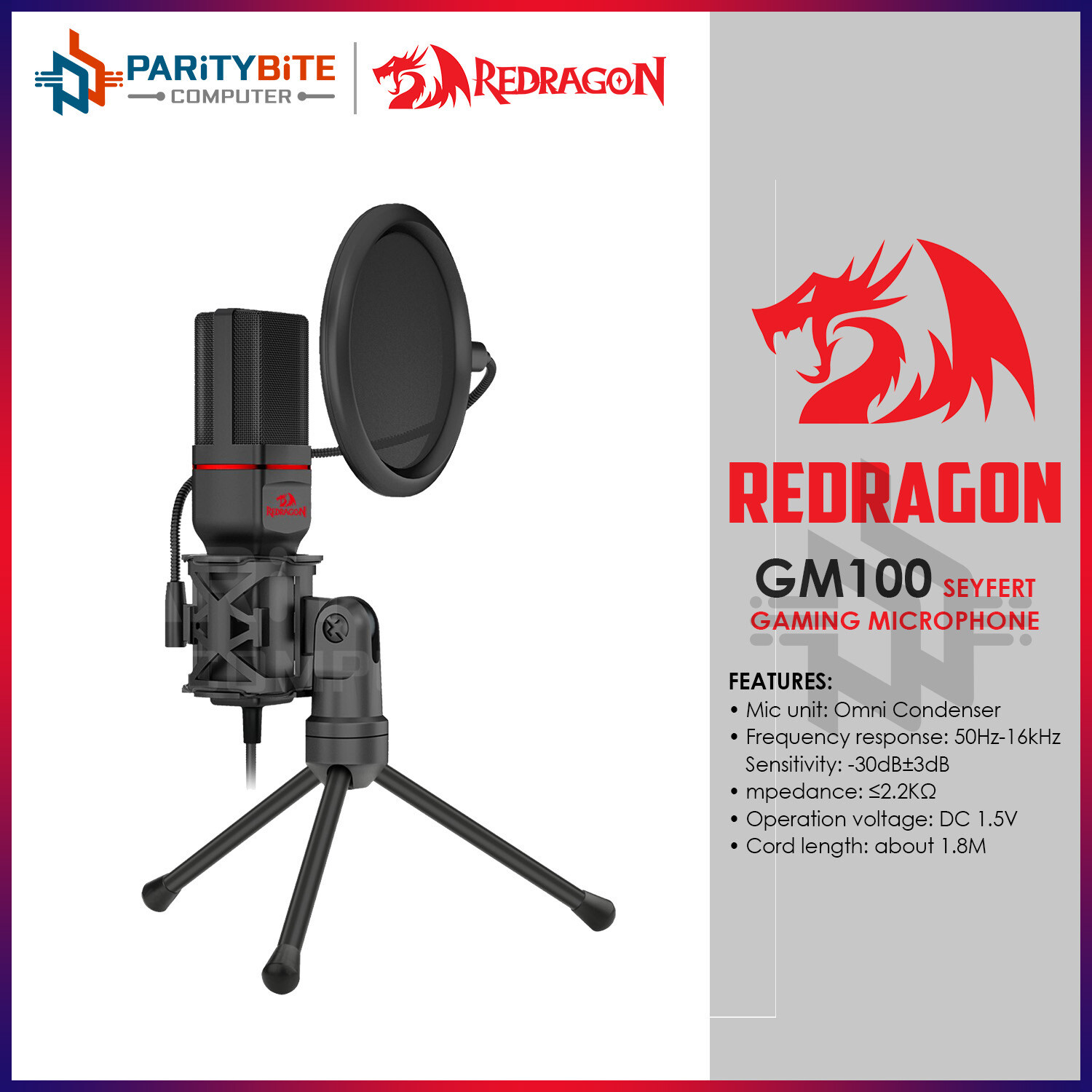 mic red dragon gm100