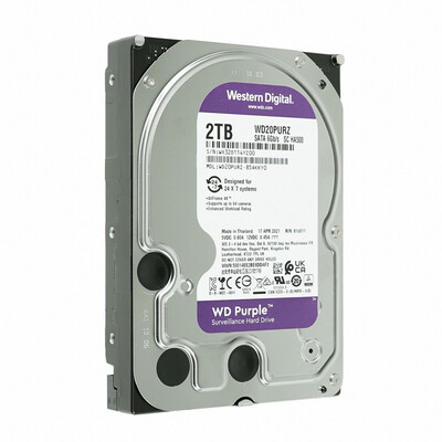 WDC WD Purple 2TB Surveillance Hard Disk