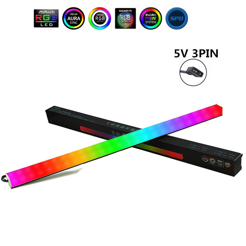 Aluminum alloy RGB PC Case LED Strip 5V A-RGB double-side