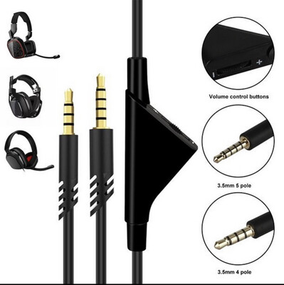 Replacement for Astro A10 A40 Headset Cable, 2.0M A10 Volume