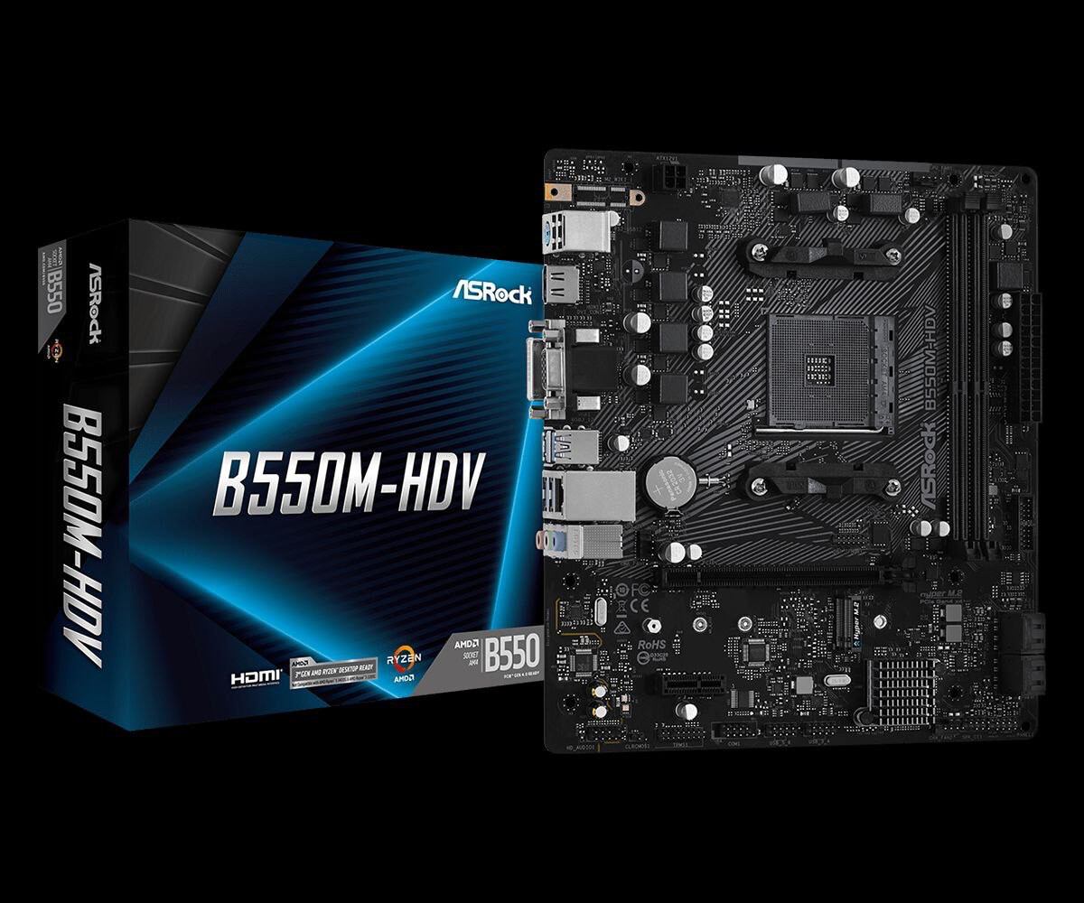 ASROCK MOTHER BOARD B550M-HDV