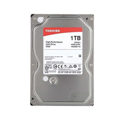 Toshiba 1TB 7200RPM 3.5 Internal Hard Drive HDD