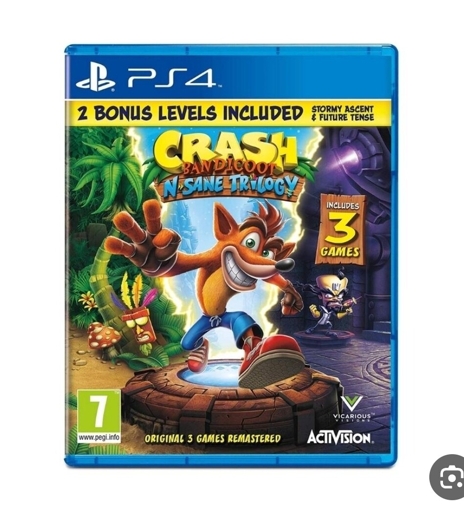 Crash (3 أجزاء ) ps4