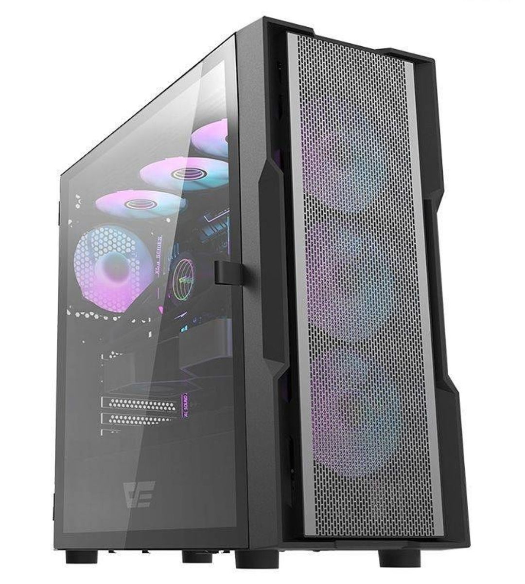 MNTOB MN-2088B X (Black) [4-ARGB-Fans] Case: 110