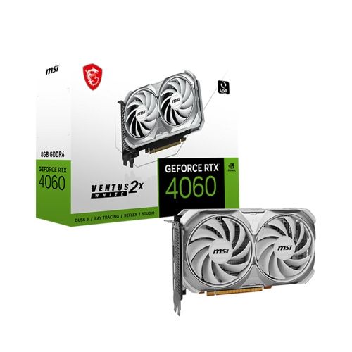 MSI GeForce RTX™ 4060 VENTUS 2X WHITE 8G OC