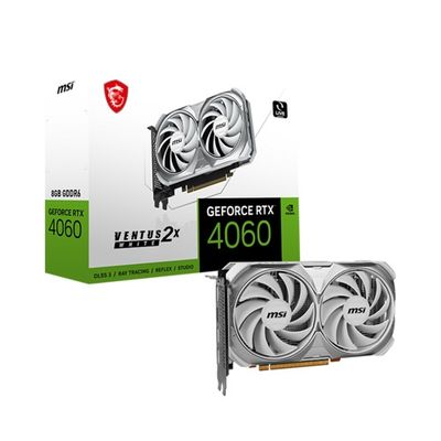 MSI GeForce RTX™ 4060 VENTUS 2X WHITE 8G OC