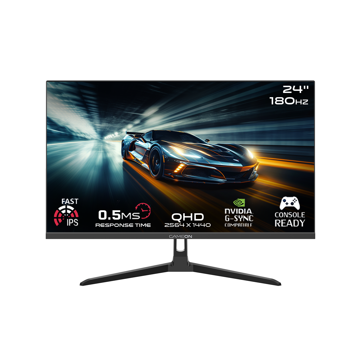 Game on 24inch QHD 180hz 0.5ms 2.1 ips