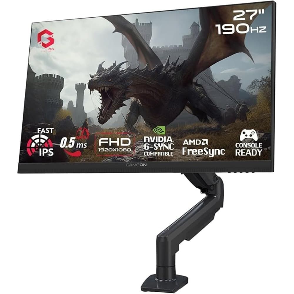 Game 27inch FHD 190hz 0.5 2.1 with stand ips