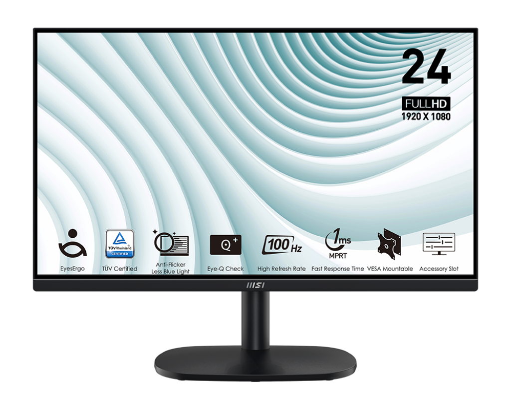 msi 24 pro mp245v 100hz 1ms