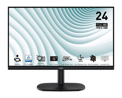msi 24 pro mp245v 100hz 1ms
