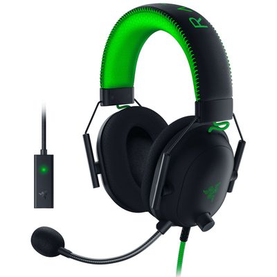 Razer Black shark  V2 + USB Card Sound (open box)