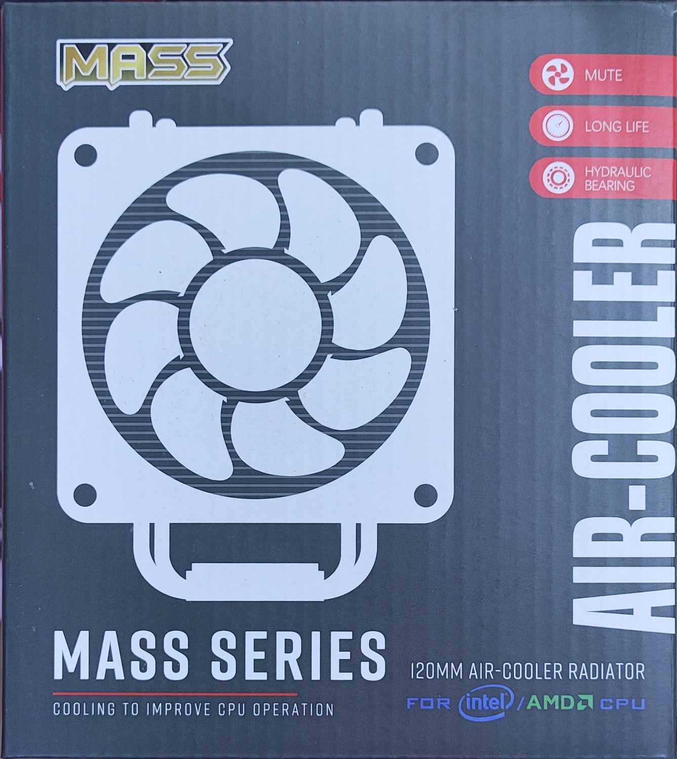 Mass Serious Air-cooler 120MM Radiator