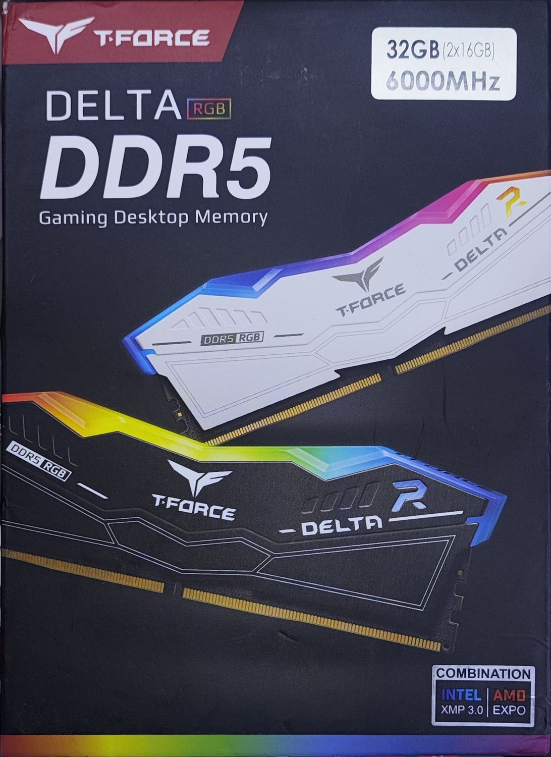 T-Force Delta DDR 5 Memory 32GB (2×16GB)