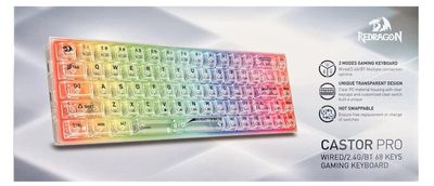 Red Dragon Castor Pro Weird Keyboard