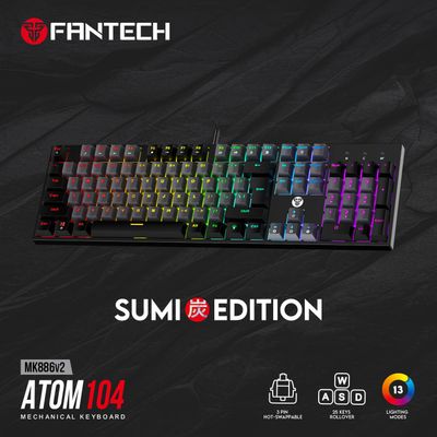 Fantech Atom104 sumi edition mechanical keyboard
