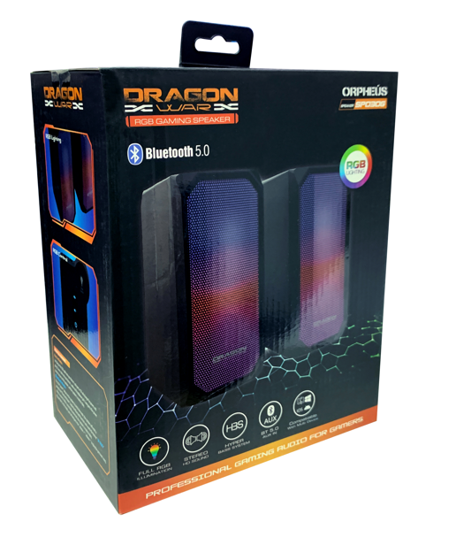 Dragon War RGB Orpheus Speaker wired &amp; BT