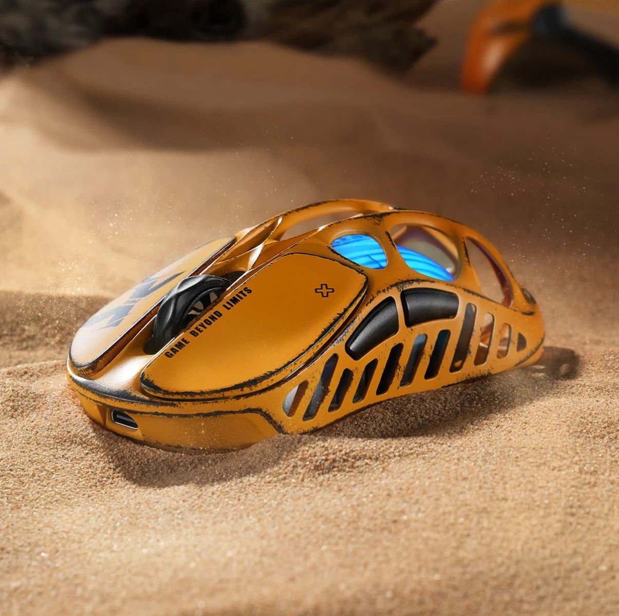 GravaStar Mouse Mercury X Yellow /  32000Dpi / 50G / Magnesium Alloy / Wireless &amp; BT &amp; Weird