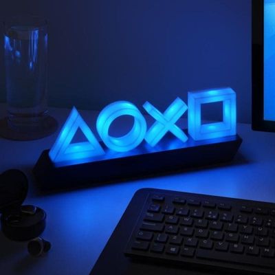 Playstation Icons Light Blue