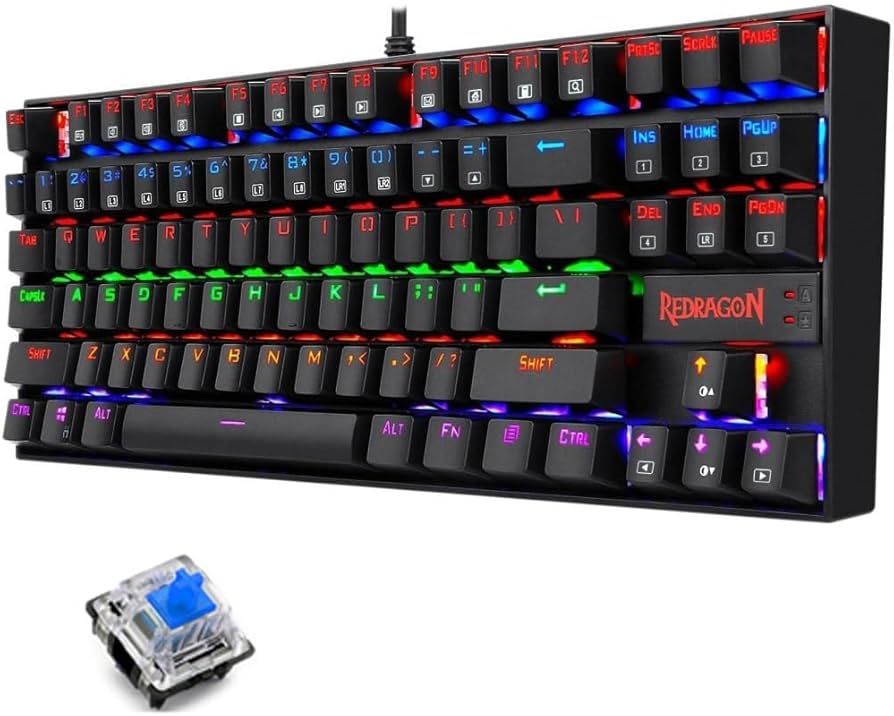 Red Dragon Kumara Keyboard Blue Switch