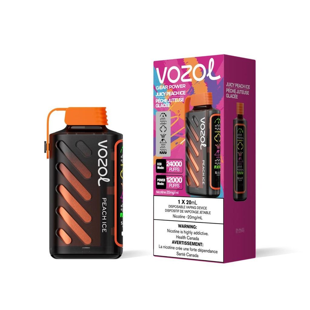 Vozol Gear Power  Peach 20.000 puff