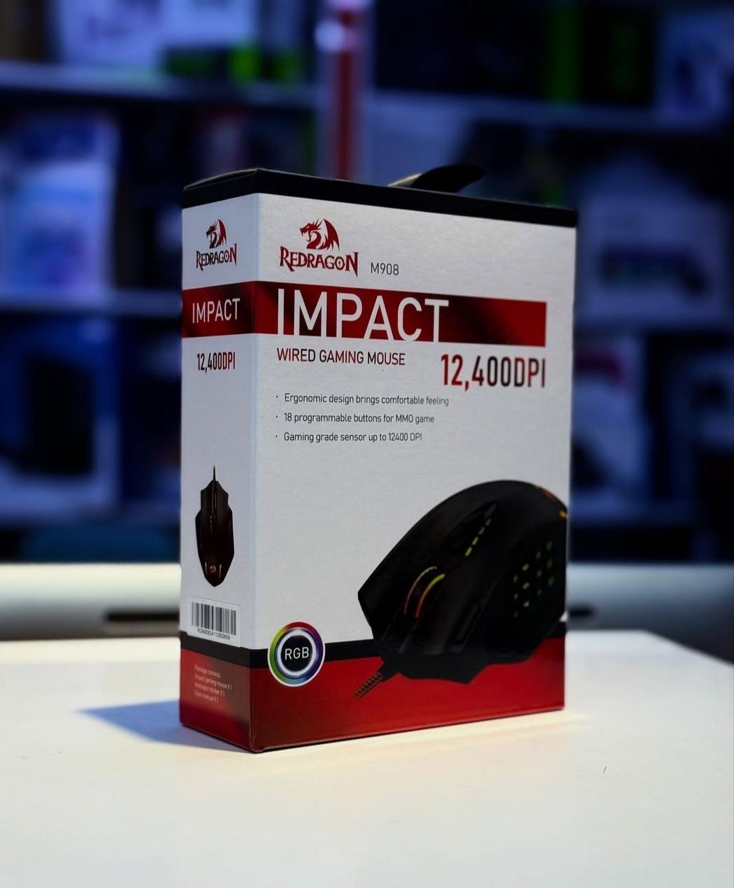 Redragon Impact wired gaming mouse 12.400dpi