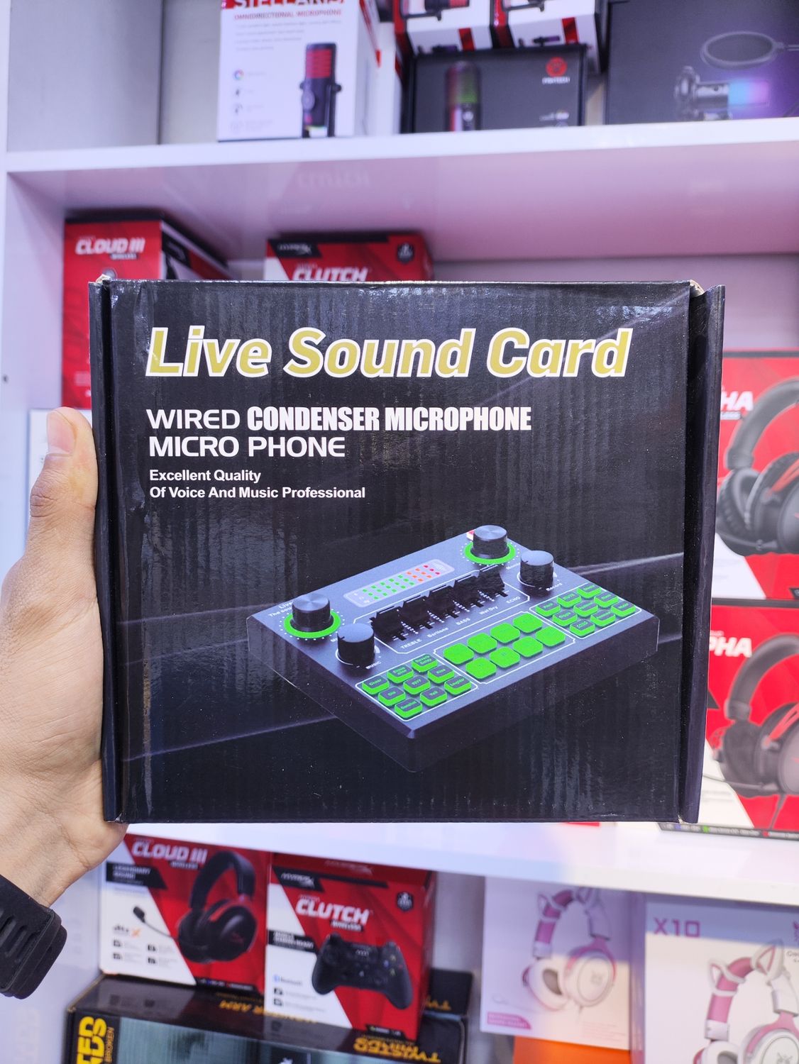 Sound Card Wired condenser Microphone Micro Phone 