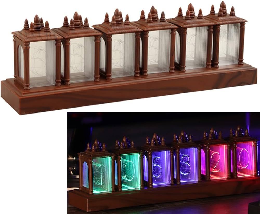 RGB Full Color Clock Led tube simulation