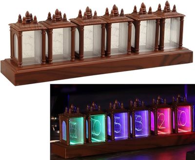 RGB Full Color Clock Led tube simulation
