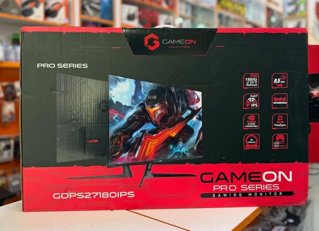 Gameon 27 ips 180hz 0.5ms 
