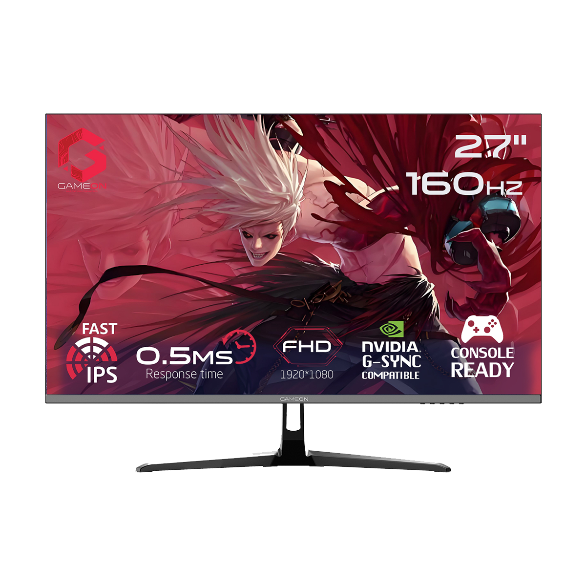 Game on 27' 160hz FHD 0.5ms ips monitor 