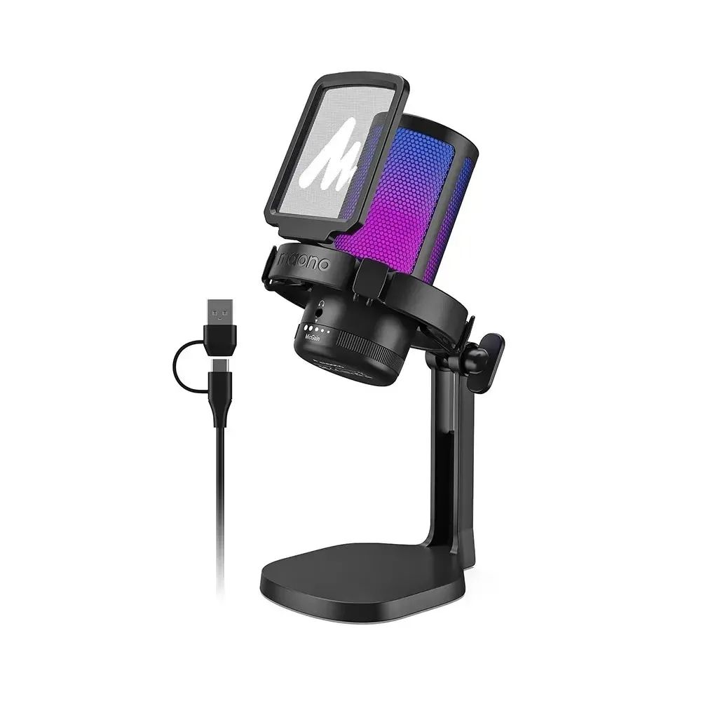 manon gaming usb microphone with noise canceling DGM20