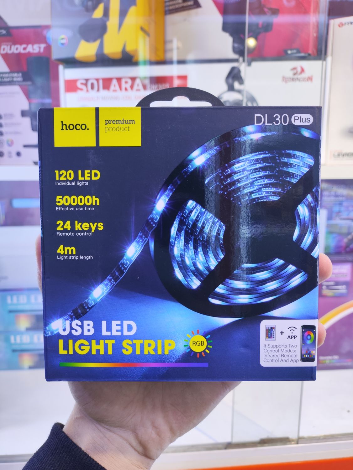 Hoco USB LED Light Strip 4m DL30 Plus