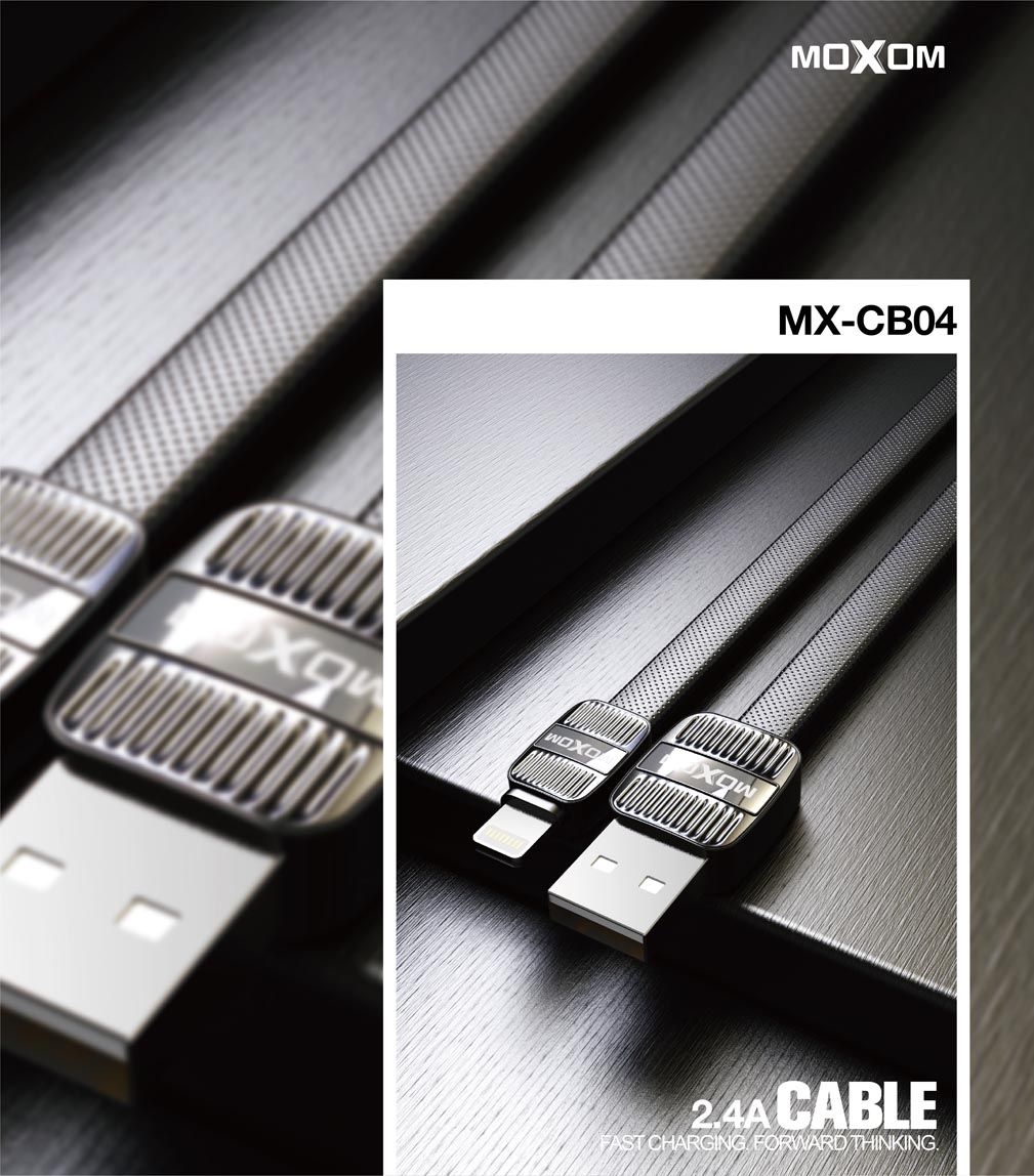 Moxom MX-CB04 Micro USB fast charging cable.