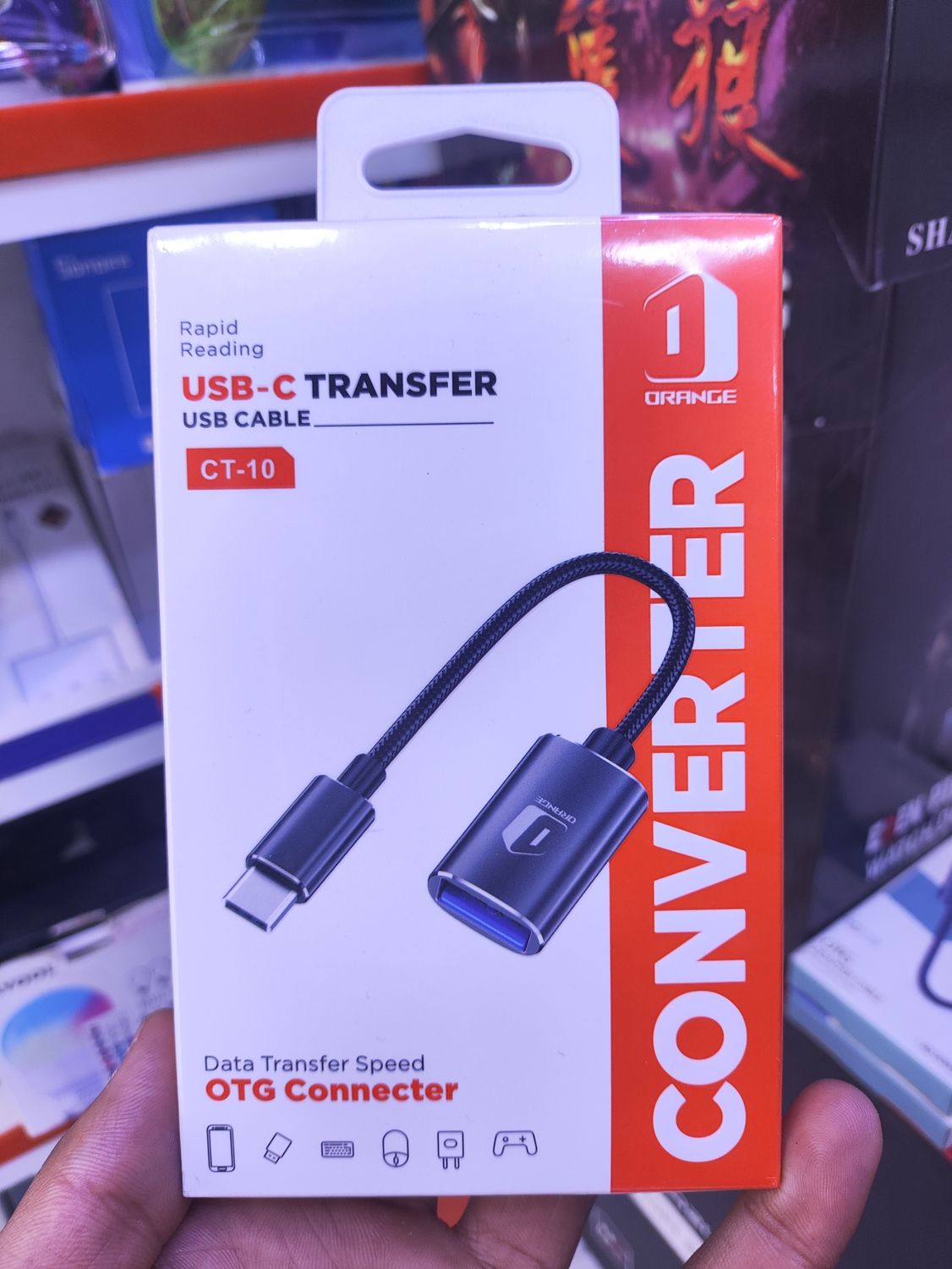 GRAUGEAR USB-C to USB-A adapter (model CT-10).
