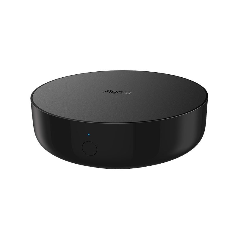 Aqara Hub M2, a smart home control center and bridge.