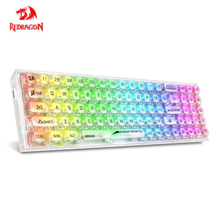Redragon Irelia Pro RGB Wireless Mechanical Keyboard White