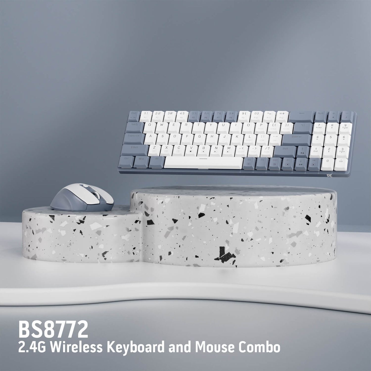 Redragon BS8772 Wireless Keyboard and Mouse Combo