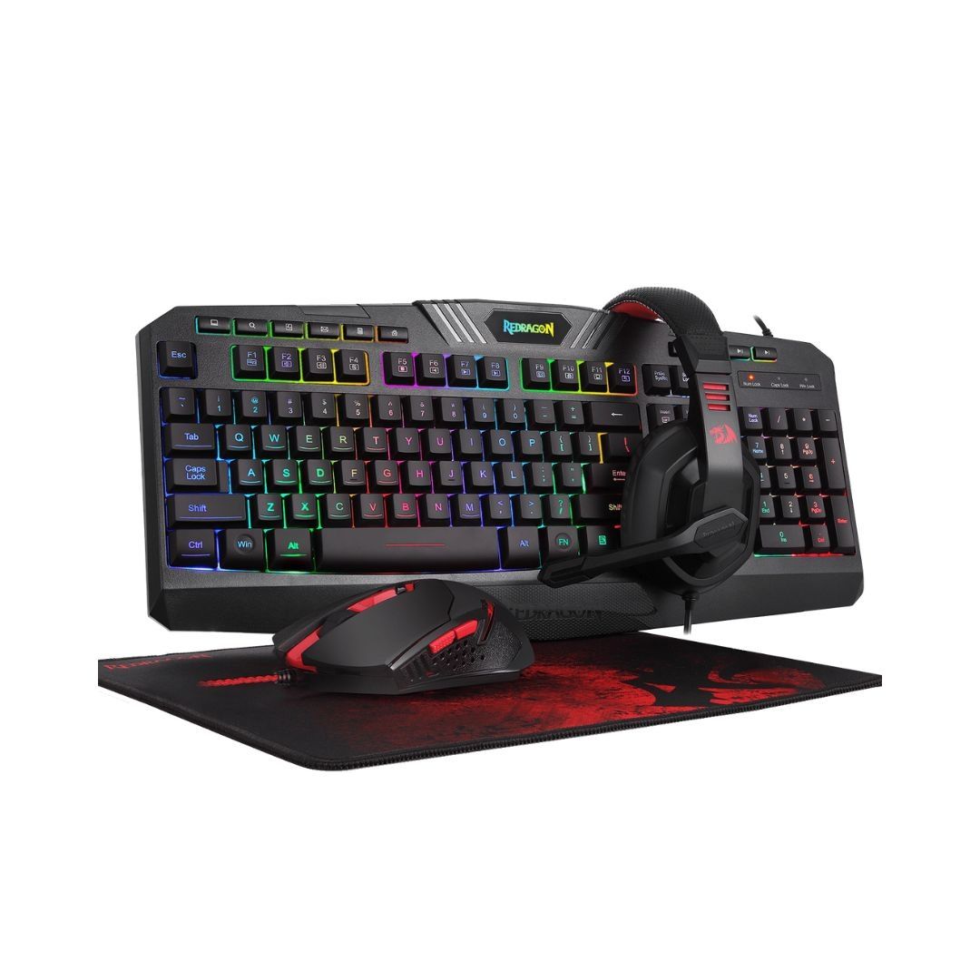 Redragon S101-BA 4-in-1 gaming combo.