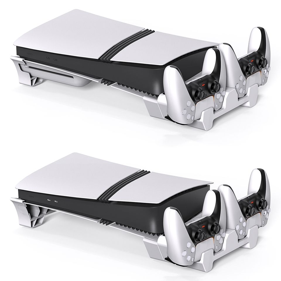 Horizontal cooling stand for ps5 slim/pro