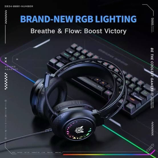 ‌ONIKUMA X92 Gaming Headsets - RGB Lighting, 3D Surround Sound